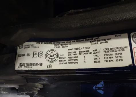 2009 Chevrolet Colorado Lt/Work Truck z USA, uszkodzony, nr VIN 1GCDT19E498104499